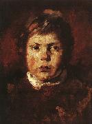 Frank Duveneck A Child's Portrait USA oil painting artist
